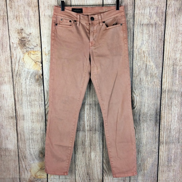 J. Crew Pants - J. Crew Dusty Rose Toothpick Pants Sz 27